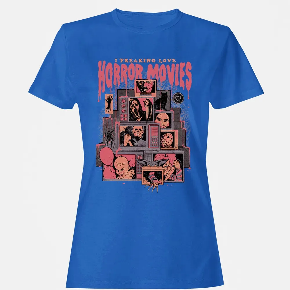 I Freaking Love Horror Movies Women's T-shirt - 14