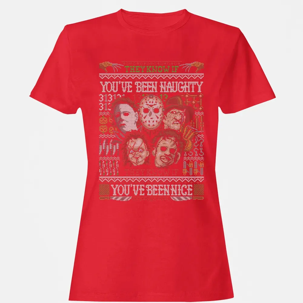 They Know If You've Been Naughty Women's T-shirt - 13