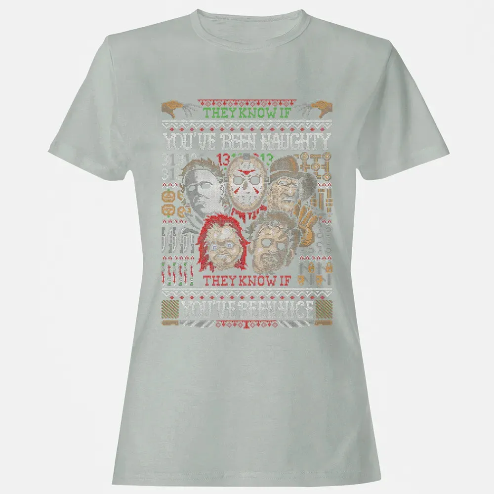 They Know If You've Been Naughty Women's T-shirt - 2