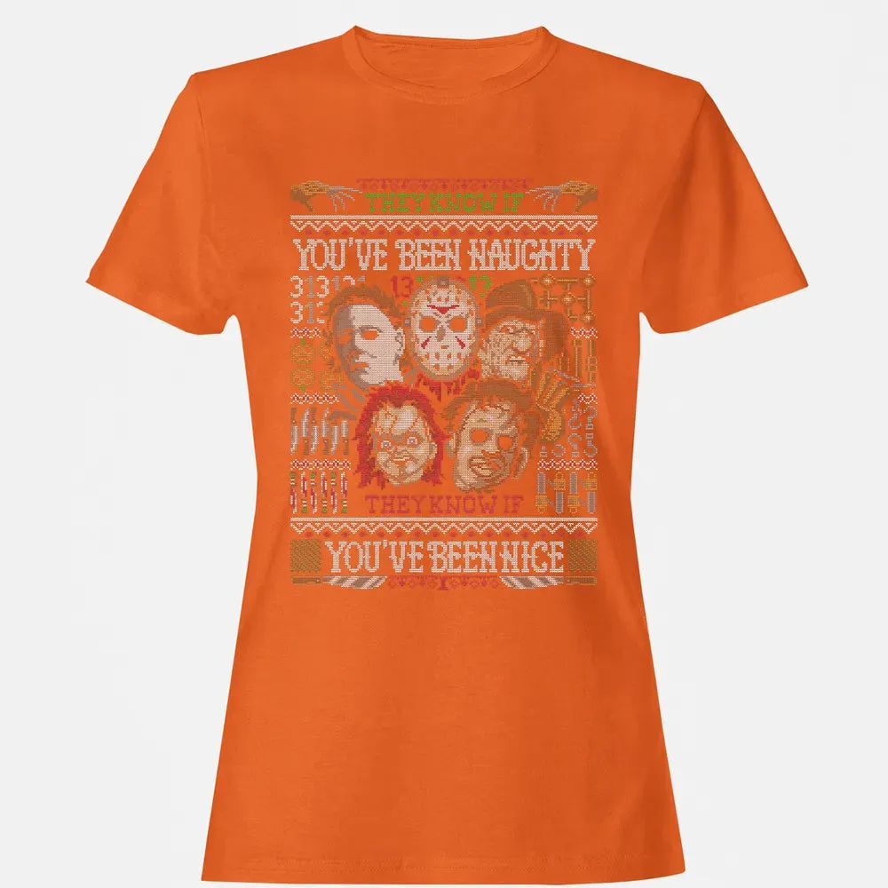 They Know If You've Been Naughty Women's T-shirt - 11