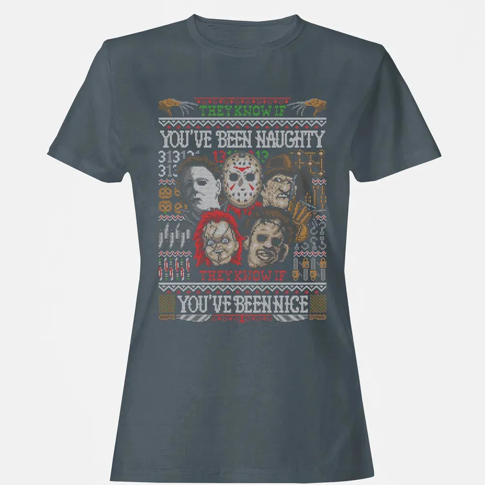 They Know If You've Been Naughty Women's T-shirt - 3