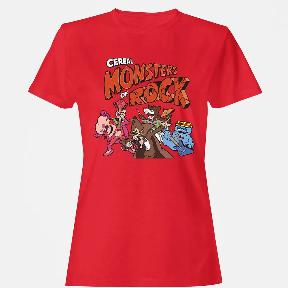 Cereal Monsters Of Rock Women's T-shirt - 13