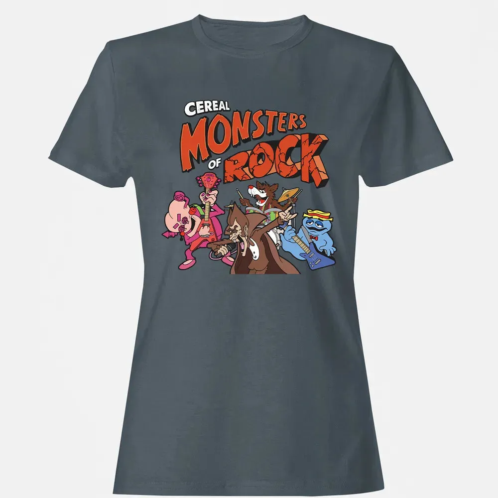 Cereal Monsters Of Rock Women's T-shirt - 3