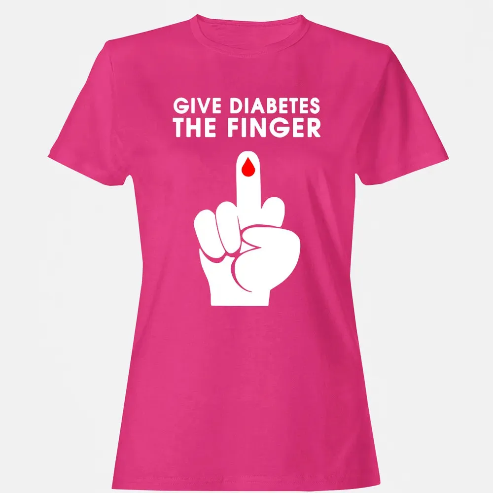 Give Diabetes The Finger Women's T-shirt - 6