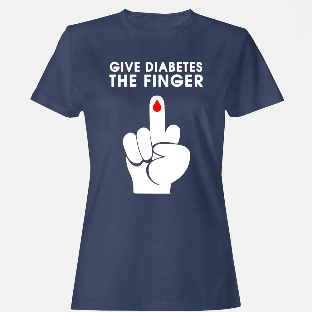 Give Diabetes The Finger Women's T-shirt - 10