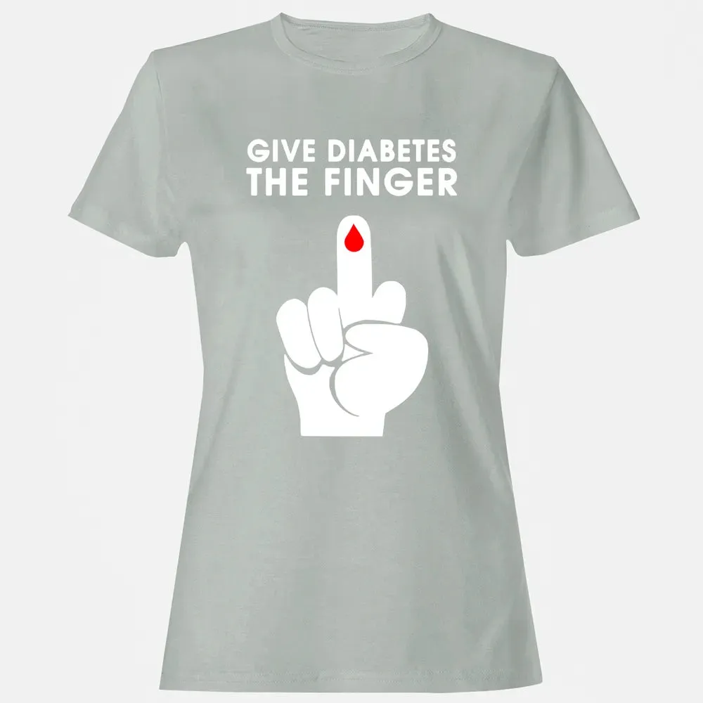 Give Diabetes The Finger Women's T-shirt - 2