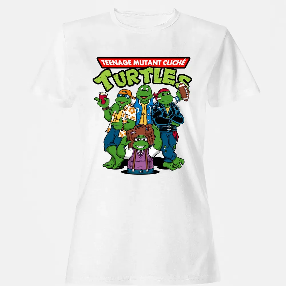 ClicheÌ Turtles Women's T-shirt - 16