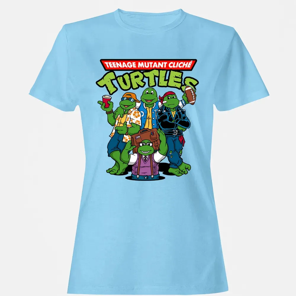 ClicheÌ Turtles Women's T-shirt - 8