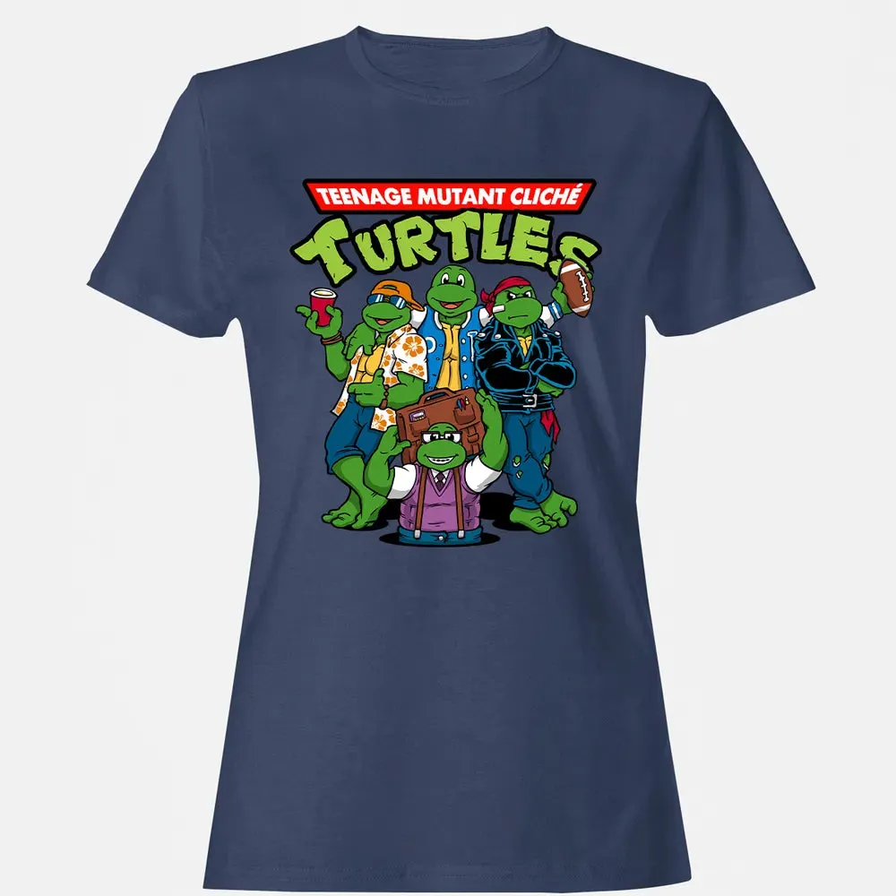 ClicheÌ Turtles Women's T-shirt - 10
