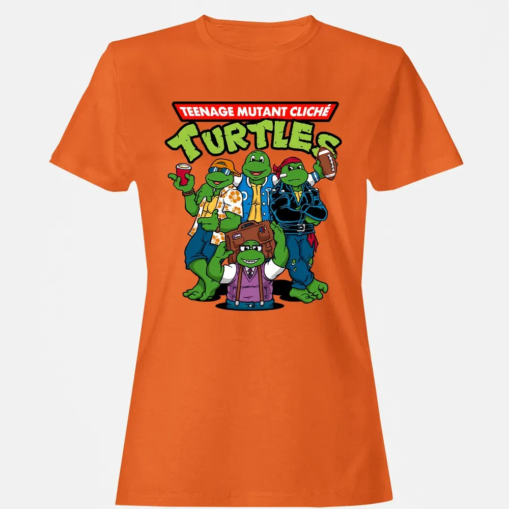 ClicheÌ Turtles Women's T-shirt - 11