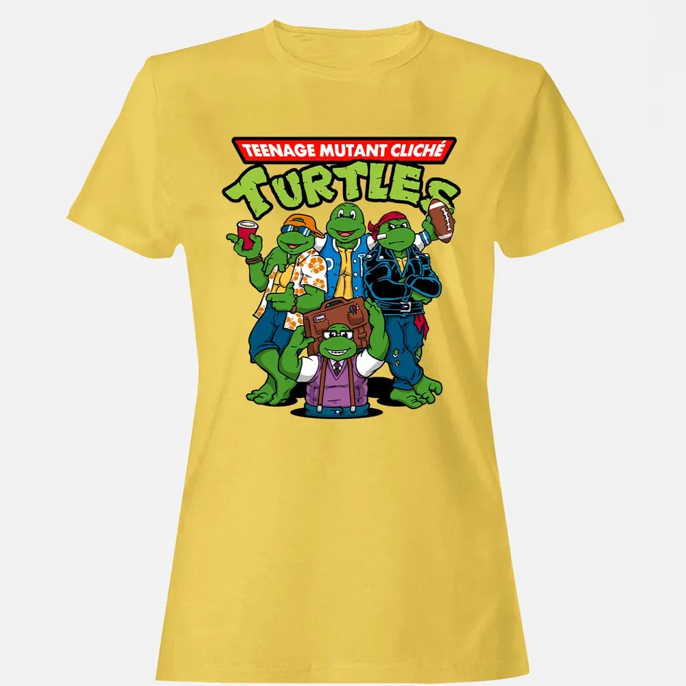 ClicheÌ Turtles Women's T-shirt - 4