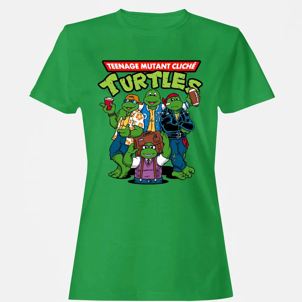 ClicheÌ Turtles Women's T-shirt - 7