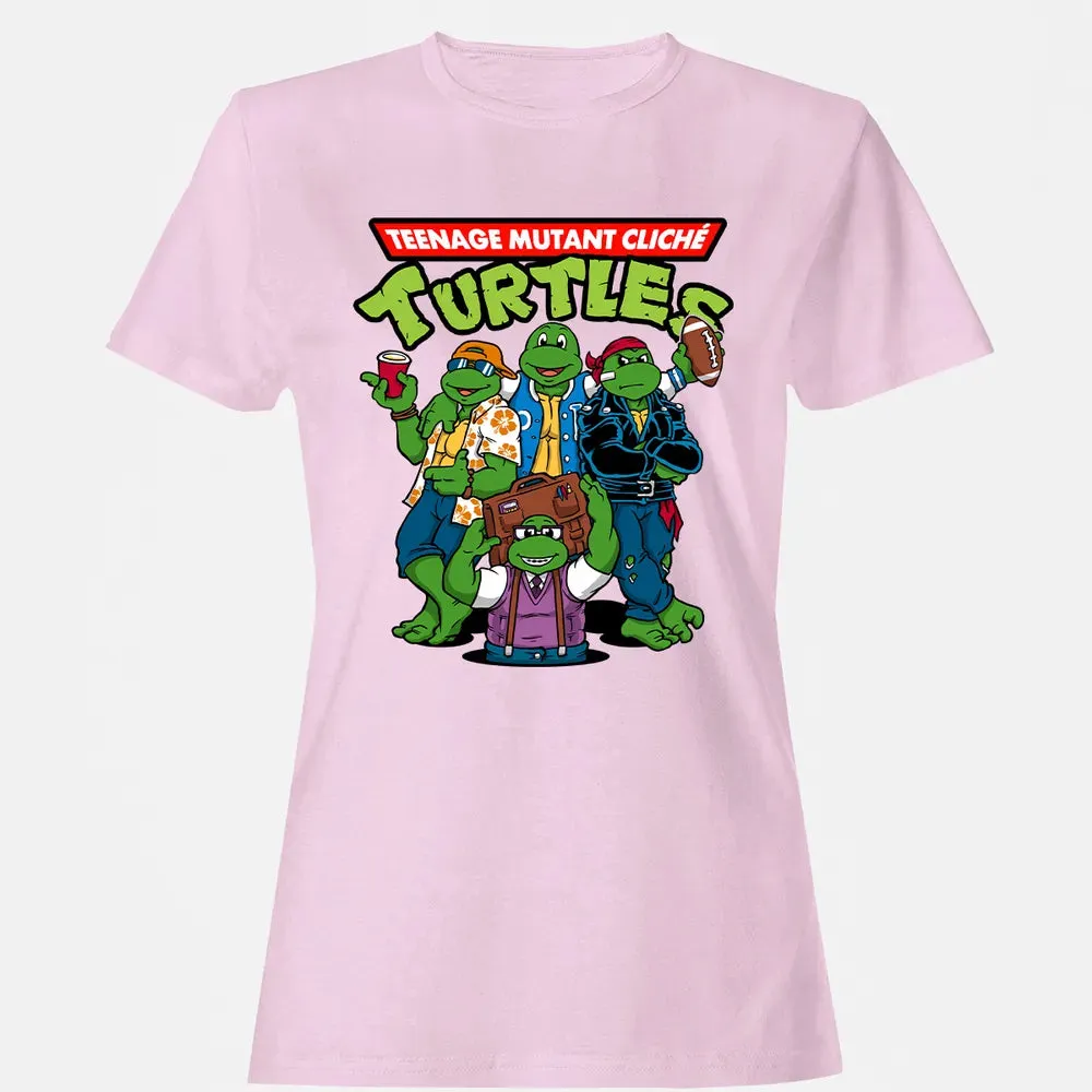ClicheÌ Turtles Women's T-shirt - 9