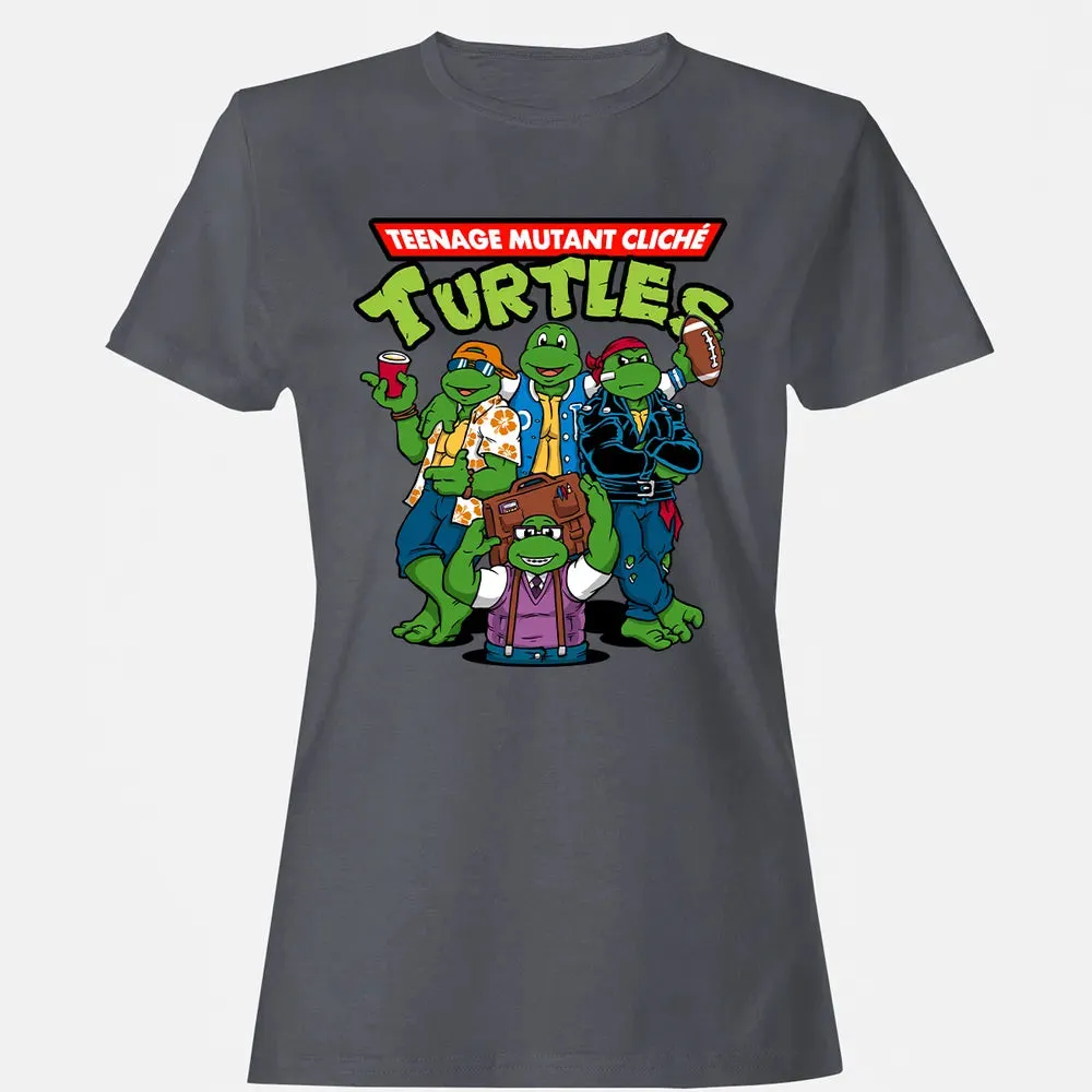 ClicheÌ Turtles Women's T-shirt - 5