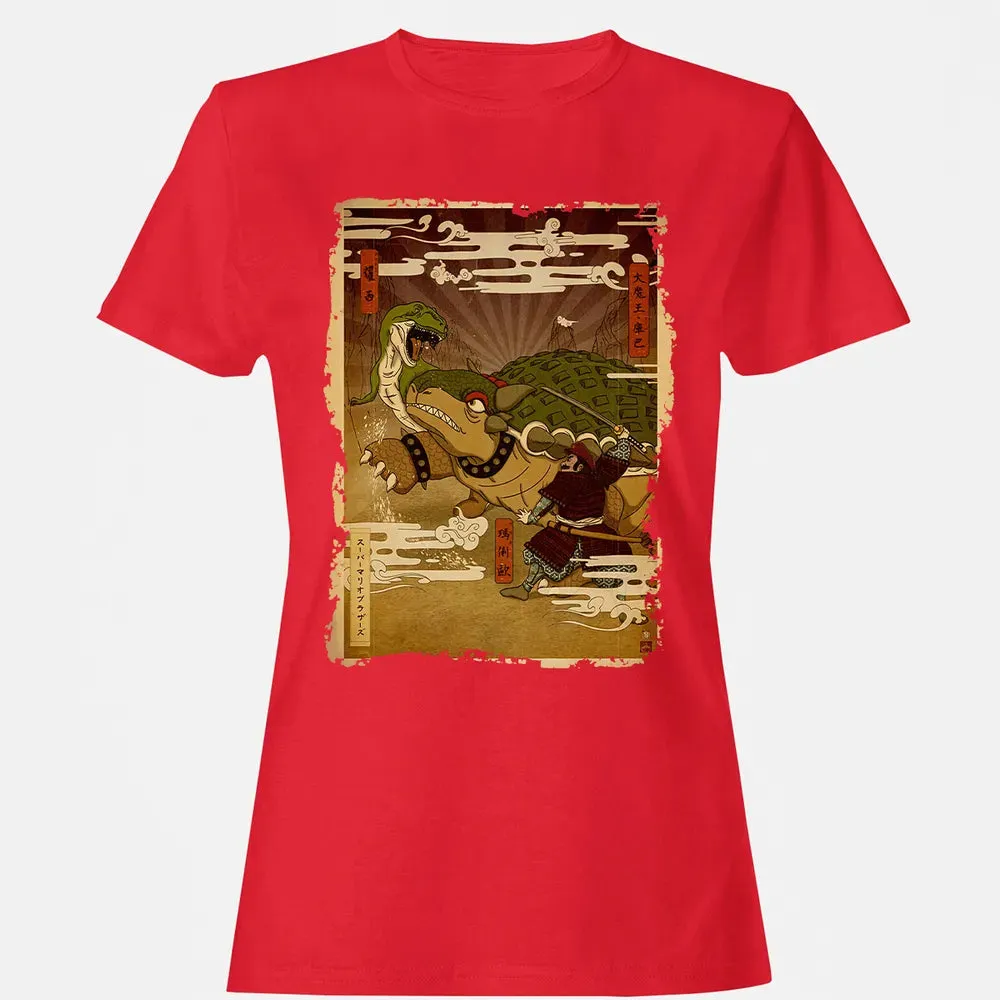 Ukiyo-e Mario Women's T-shirt - 13