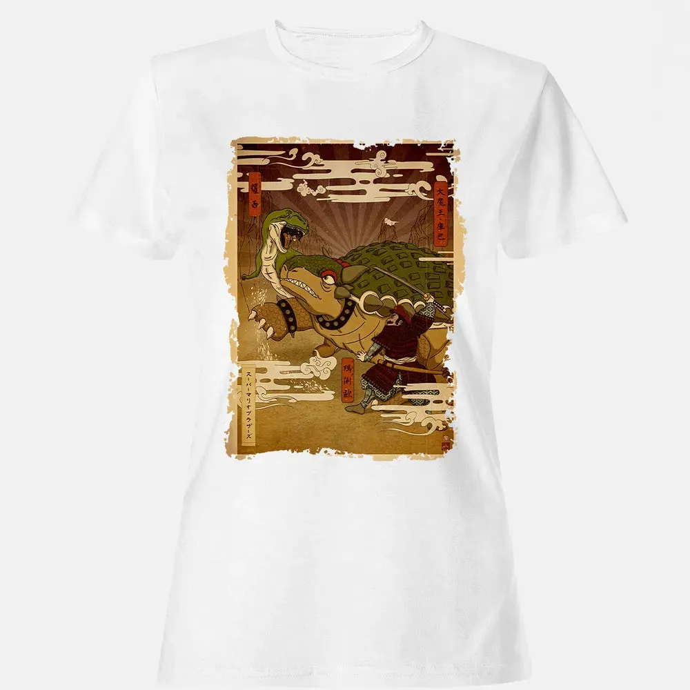 Ukiyo-e Mario Women's T-shirt - 16