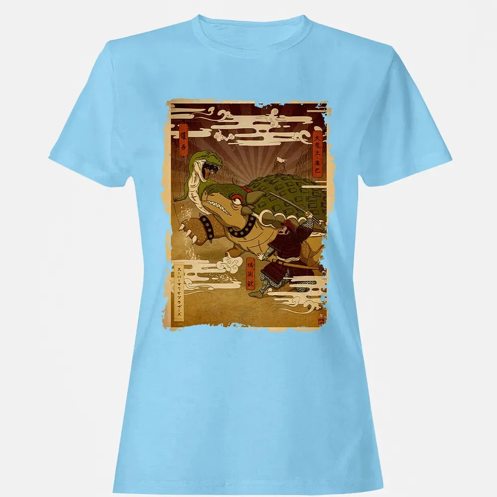 Ukiyo-e Mario Women's T-shirt - 8