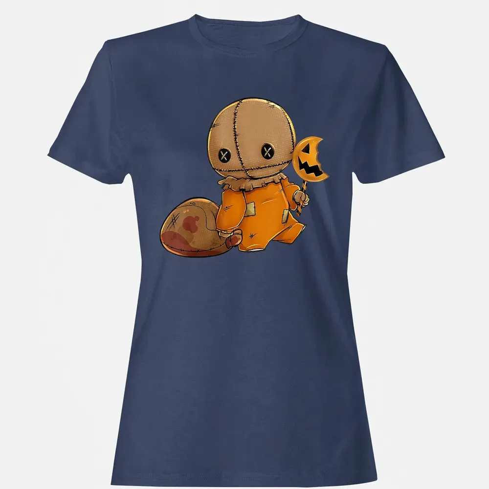 Trick r Treat Funny Cute Sam Halloween 2019 Costume Women's T-shirt - 10
