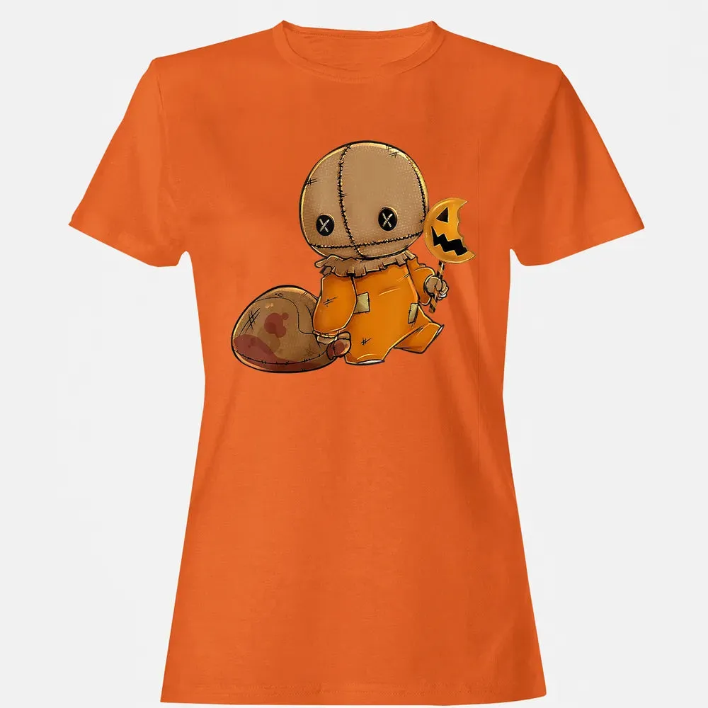Trick r Treat Funny Cute Sam Halloween 2019 Costume Women's T-shirt - 11