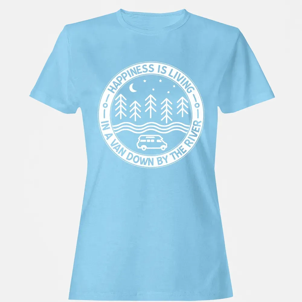 Happiness Is Living In A Van Down By The River Women's T-shirt - 8