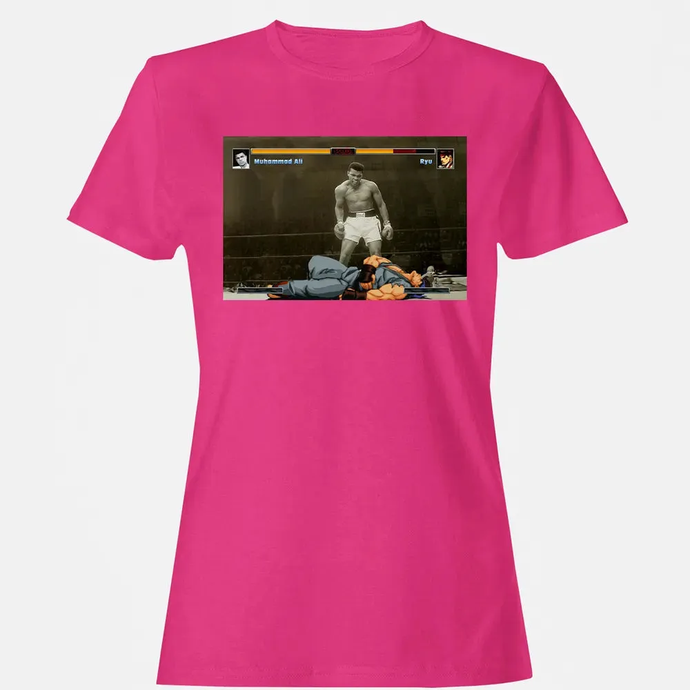 Muhammad Ali vs Ryu Women's T-shirt - 6