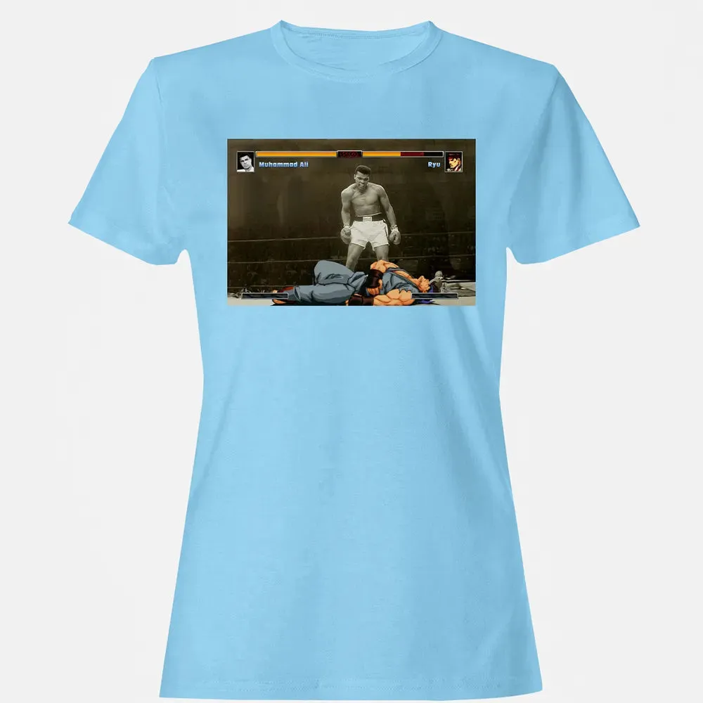 Muhammad Ali vs Ryu Women's T-shirt - 8