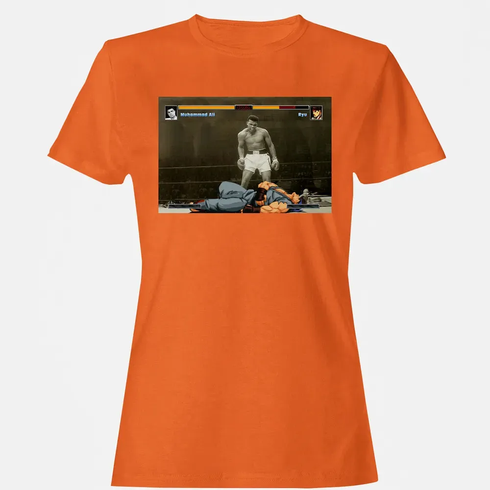 Muhammad Ali vs Ryu Women's T-shirt - 11