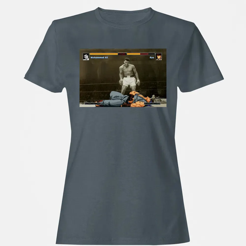 Muhammad Ali vs Ryu Women's T-shirt - 3