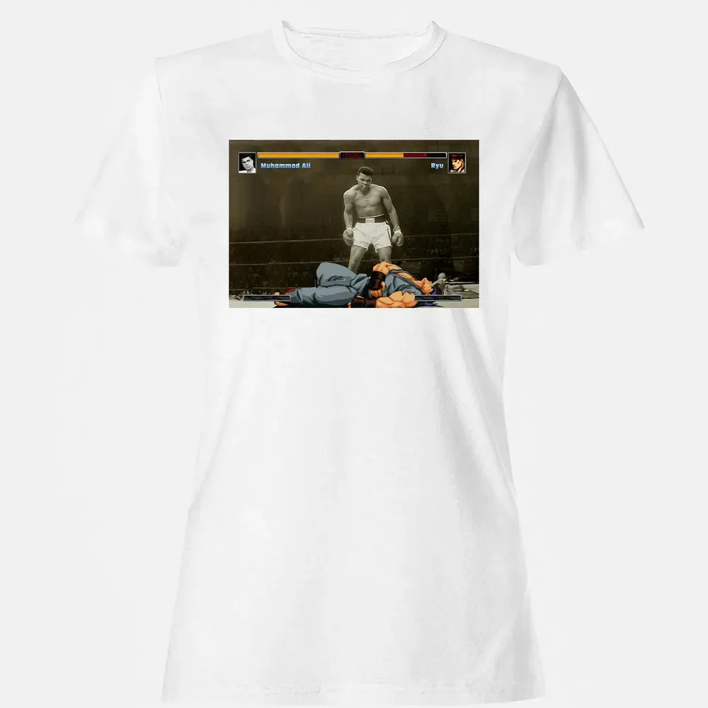 Muhammad Ali vs Ryu Women's T-shirt - 16