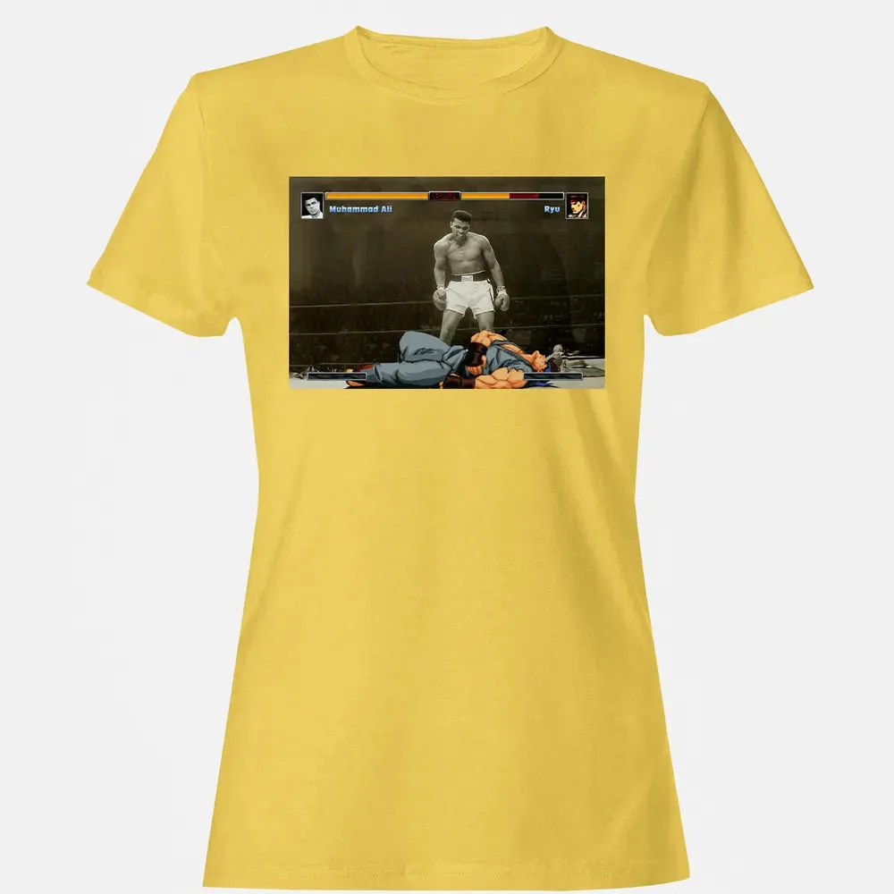 Muhammad Ali vs Ryu Women's T-shirt - 4