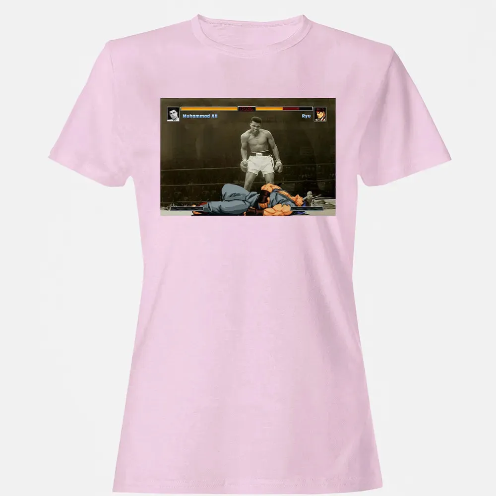Muhammad Ali vs Ryu Women's T-shirt - 9