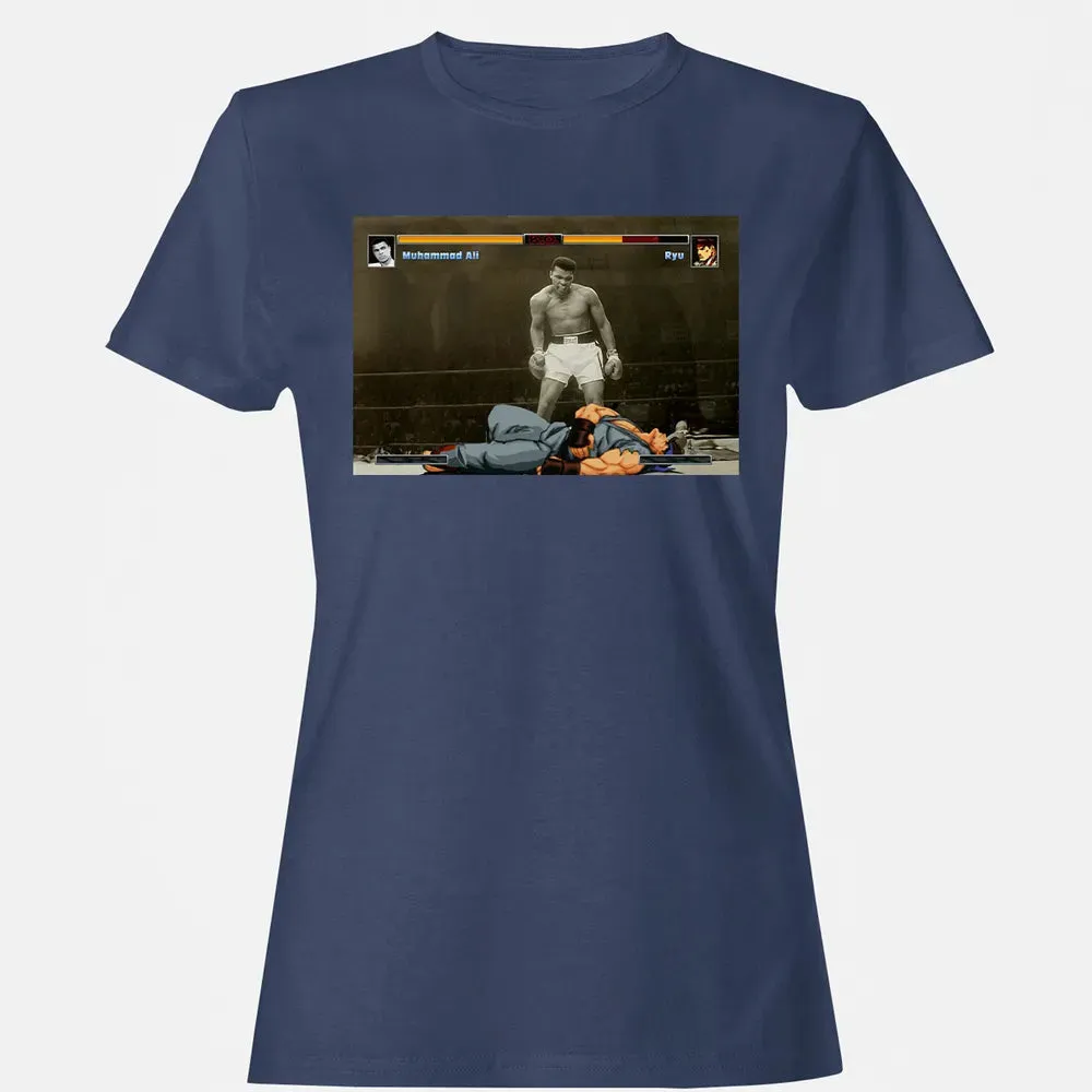 Muhammad Ali vs Ryu Women's T-shirt - 10