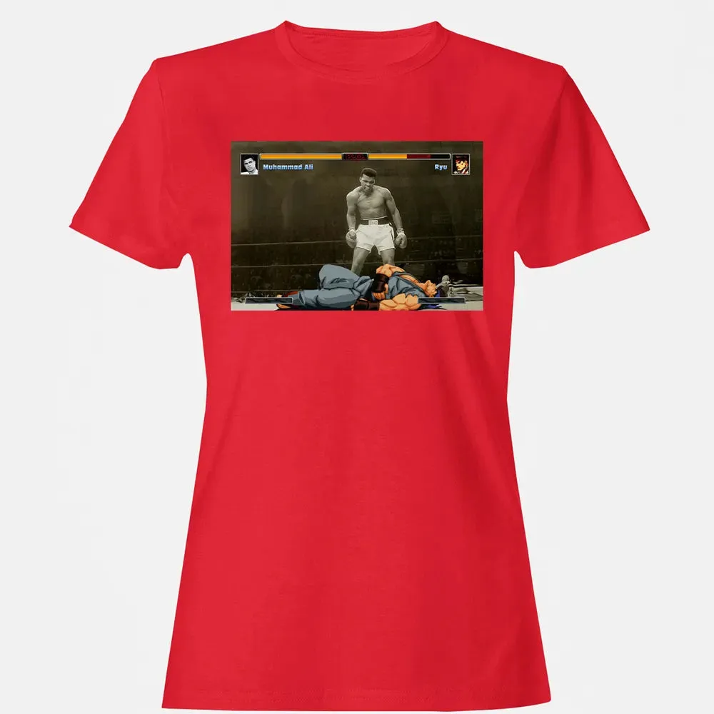 Muhammad Ali vs Ryu Women's T-shirt - 13