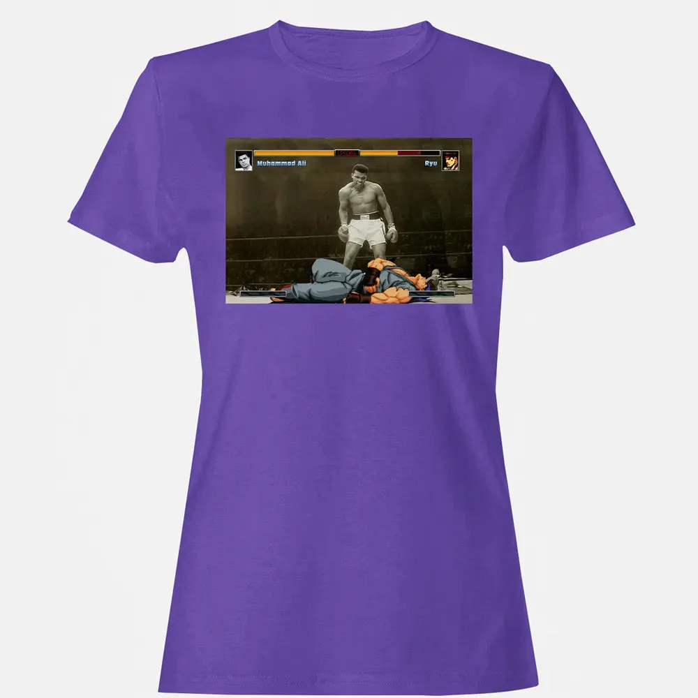 Muhammad Ali vs Ryu Women's T-shirt - 12