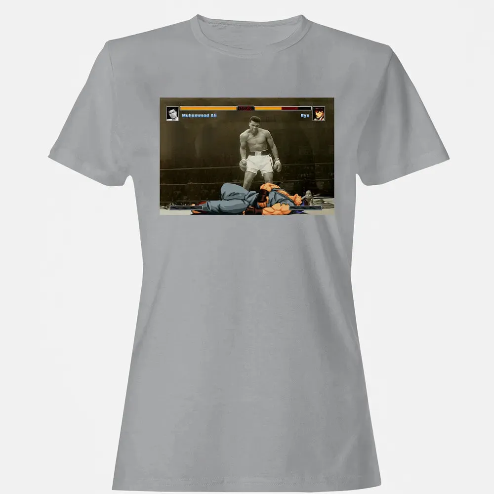 Muhammad Ali vs Ryu Women's T-shirt - 15