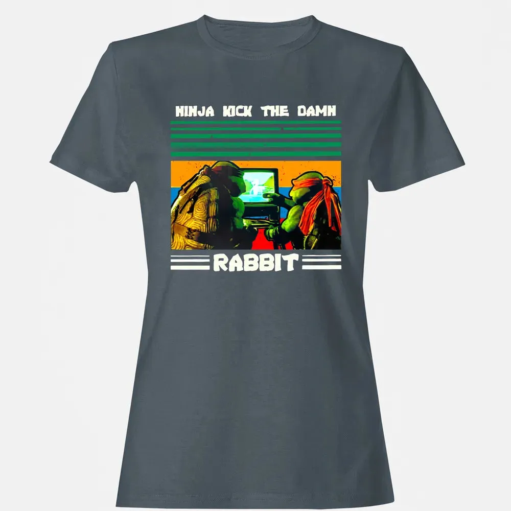 Ninja Kick The Rabbit Women's T-shirt - 3