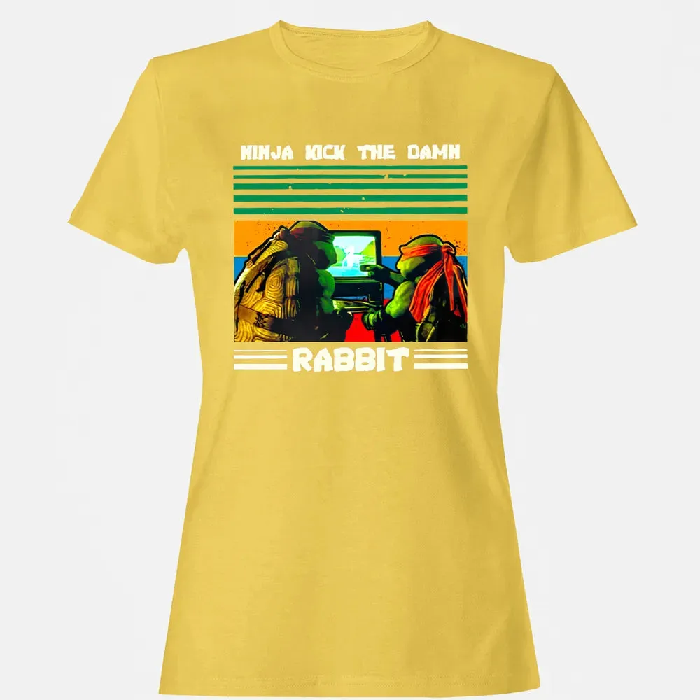 Ninja Kick The Rabbit Women's T-shirt - 4