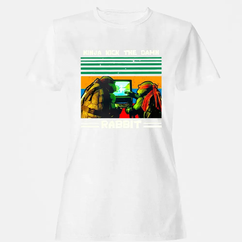 Ninja Kick The Rabbit Women's T-shirt - 16