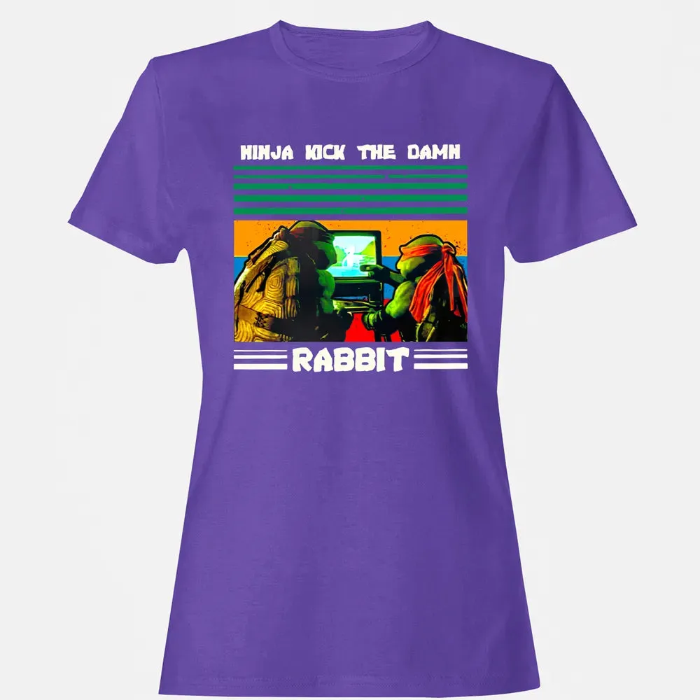 Ninja Kick The Rabbit Women's T-shirt - 12