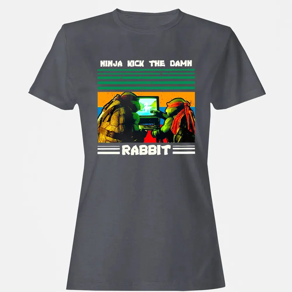 Ninja Kick The Rabbit Women's T-shirt - 5