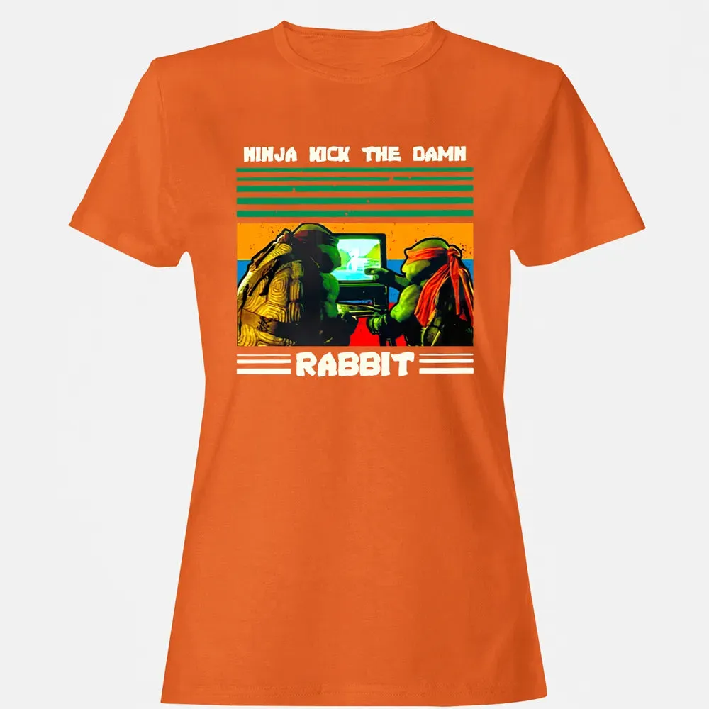 Ninja Kick The Rabbit Women's T-shirt - 11
