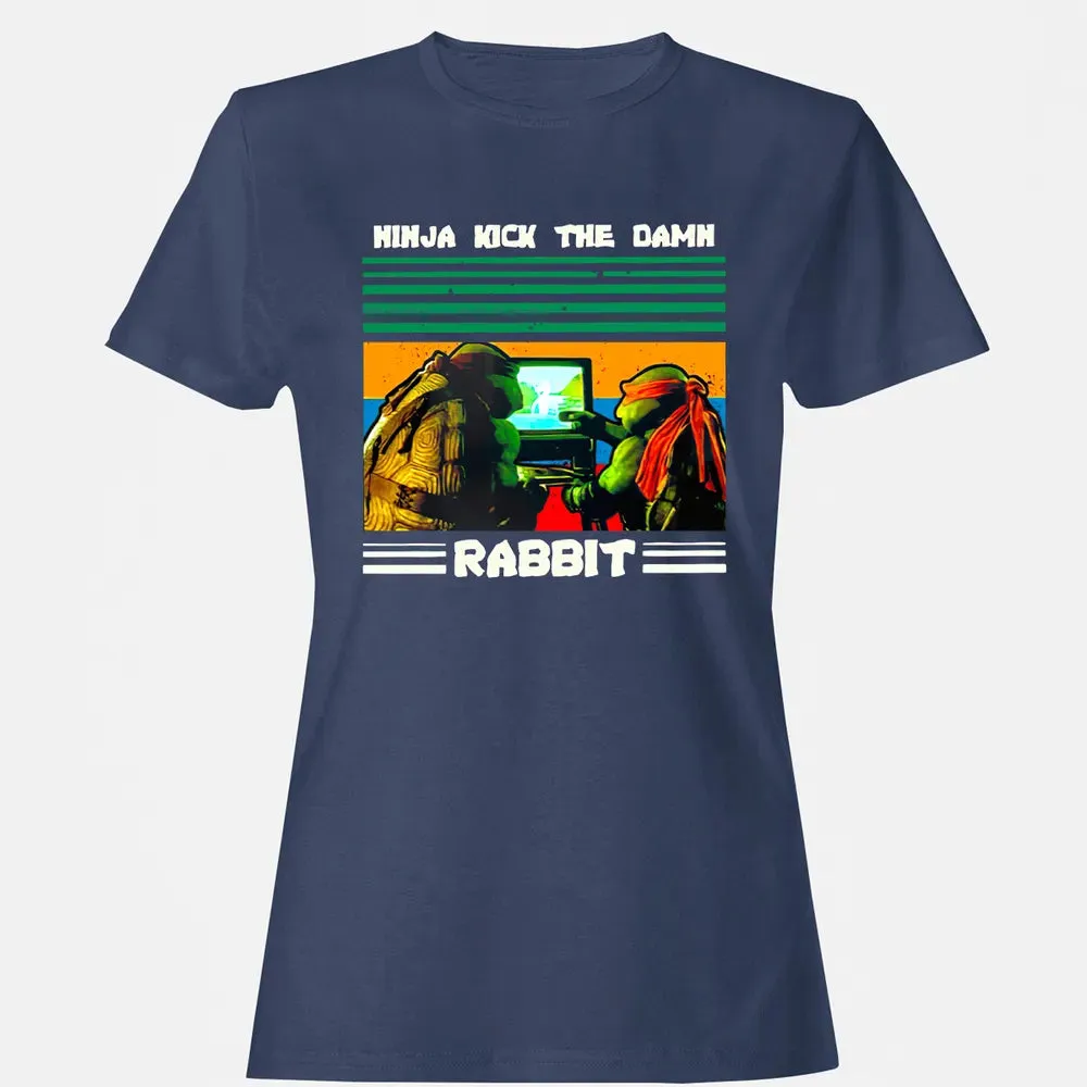 Ninja Kick The Rabbit Women's T-shirt - 10