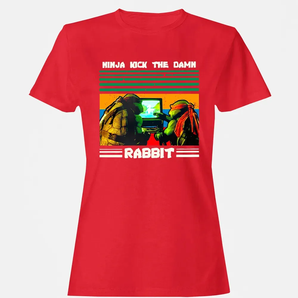 Ninja Kick The Rabbit Women's T-shirt - 13