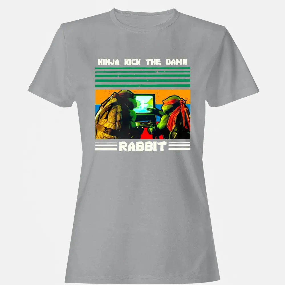 Ninja Kick The Rabbit Women's T-shirt - 15