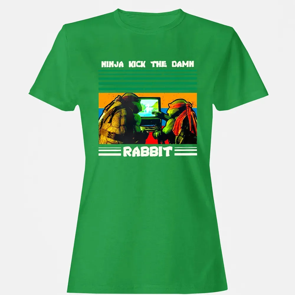 Ninja Kick The Rabbit Women's T-shirt - 7