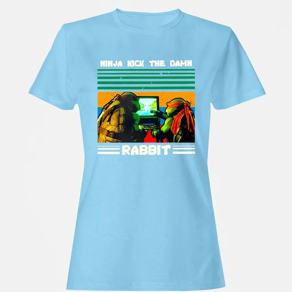 Ninja Kick The Rabbit Women's T-shirt - 8