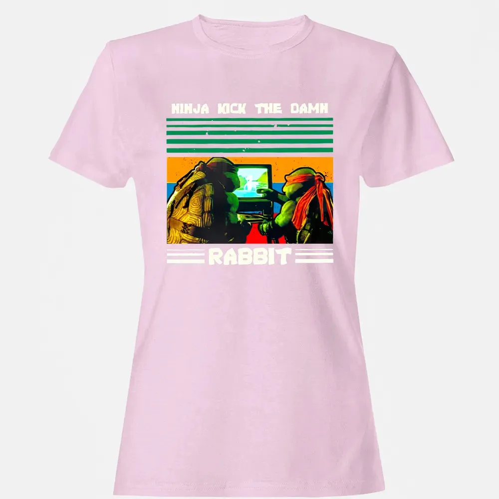 Ninja Kick The Rabbit Women's T-shirt - 9