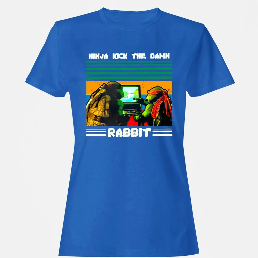Ninja Kick The Rabbit Women's T-shirt - 14
