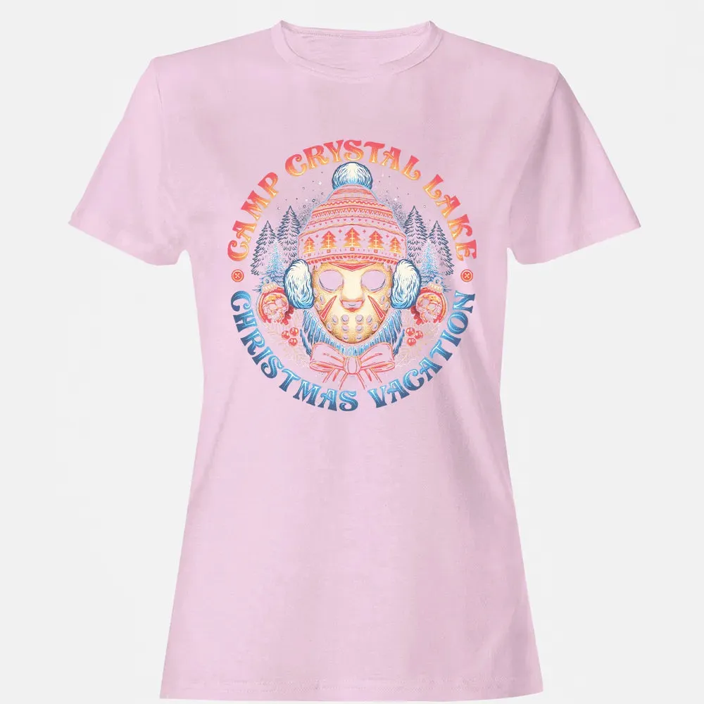 Camp Crystal Lake Christmas Vacation Women's T-shirt - 9