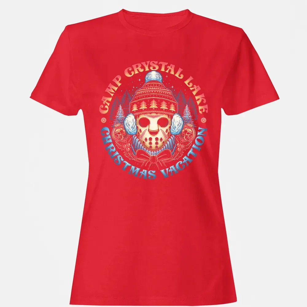 Camp Crystal Lake Christmas Vacation Women's T-shirt - 13